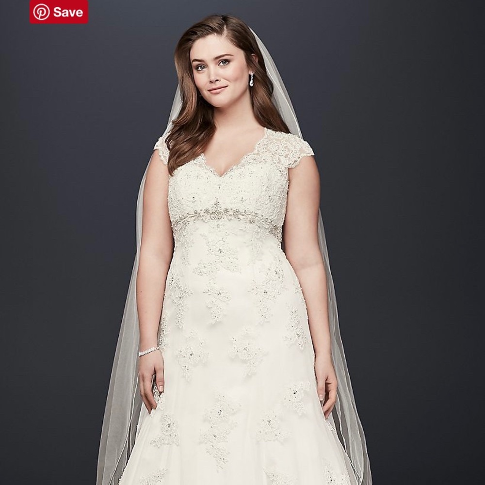Plus size wedding dress